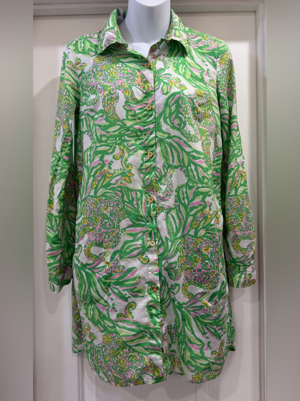 Lilly Pulitzer Captiva Tunic Dress Size Small Elephant Ears 🐘